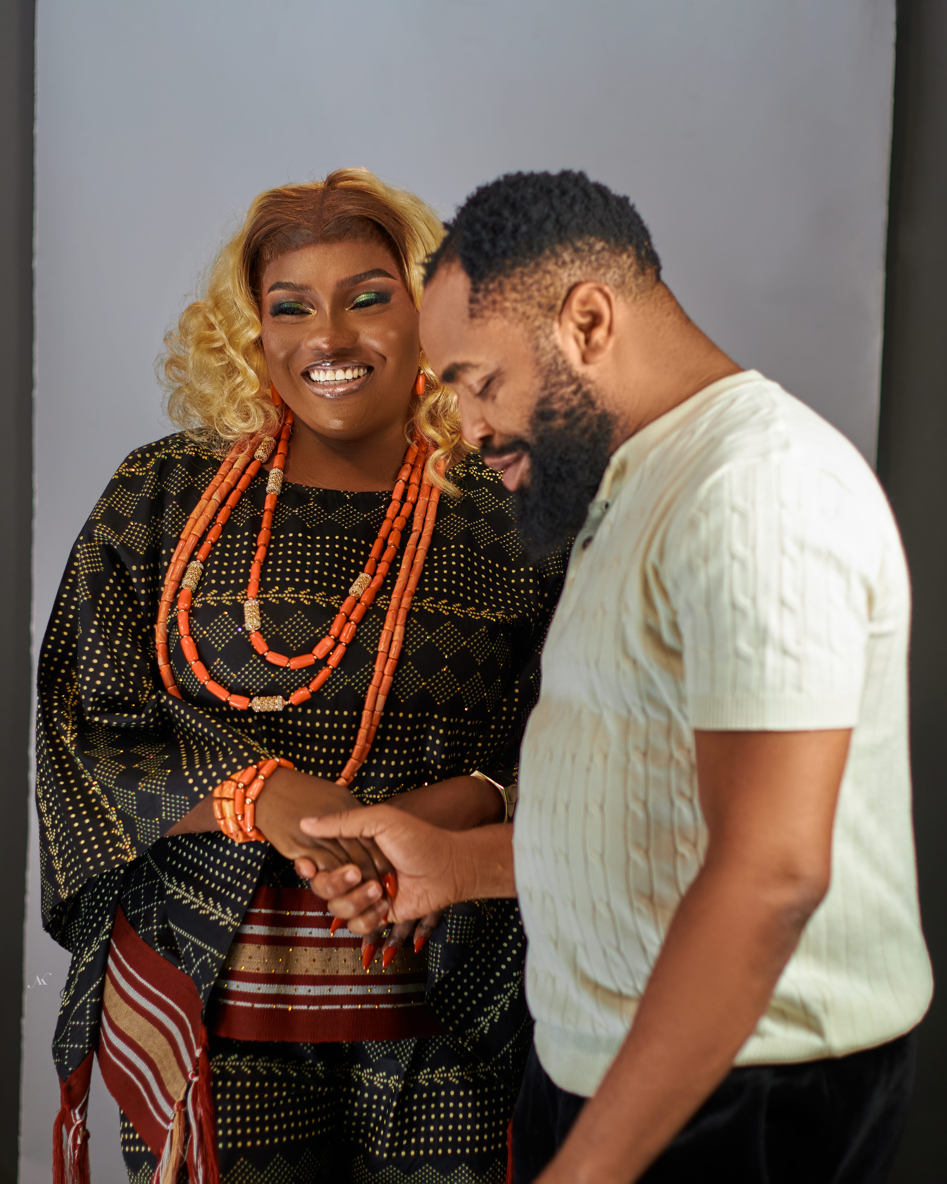 Kemi Alagbo — with client