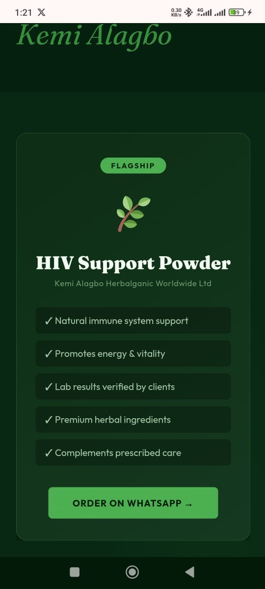 Kemi Alagbo — Founder, Kemi Herbalganic Worldwide Ltd